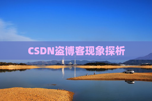 CSDN盗博客现象探析 CSDN盗博客现象探析